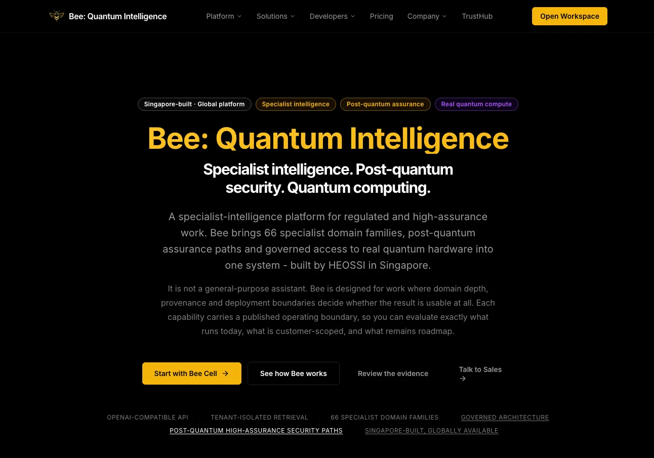 BEE product surface